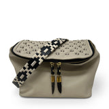 Mini Rough Night Crossbody - Chalk Lazer Criss Cross SAMPLE