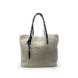 Natural Luxe Shearling Tote SAMPLE