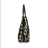 Taunton Tote - Studded canvas Leopard SAMPLE