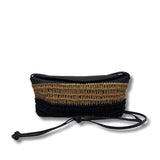 Guapo Clutch - Striped Raffia SAMPLE