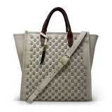 Ballabriggs Tote - Chalk Lazer Criss Cross SAMPLE