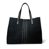 Oversized Tote - Washed Black Canvas