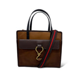 747 Bag - Bronze Suede