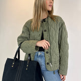 Oversized Tote - Washed Black Canvas