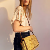 Savannah Shoulder Bag - Aran Raffia