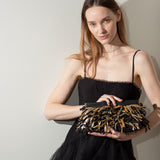 Cheltenham Snap Crossbody Clutch - Metallic Fringe