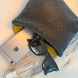Small Fold Pouch - Black Semi Perf