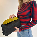 Snap Guapo Clutch - Black Semi Perf