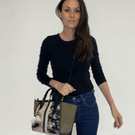 Army Floral Mini Tote