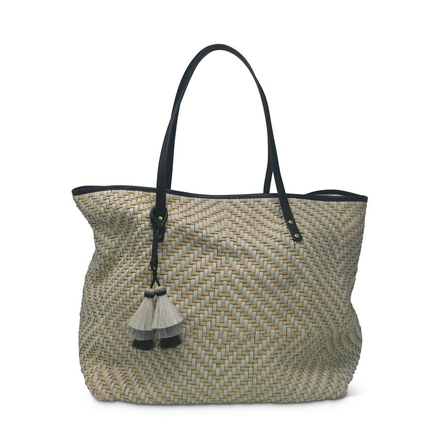 Tresco Large Tote - Chalk & Butter