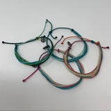 Assorted Colour String Bracelet