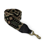 Olive, Blush and Brown Bag Strap