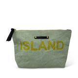 Island Hand Painted Canvas Pouch