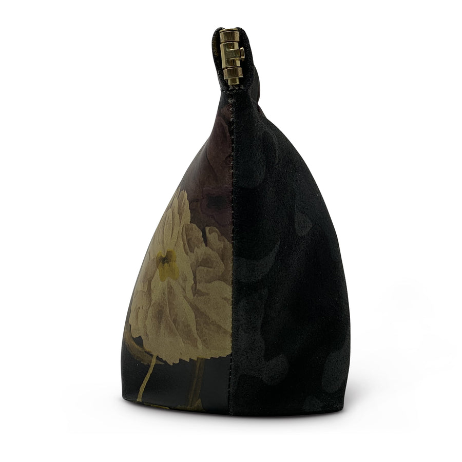 Snap Makeup Bag - Black Peony & Camo