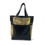 Salcombe - Oversized Metallic Canvas Tote