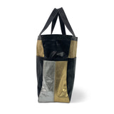 Salcombe - Oversized Metallic Canvas Tote