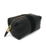 Black Leather Cosmetic Case