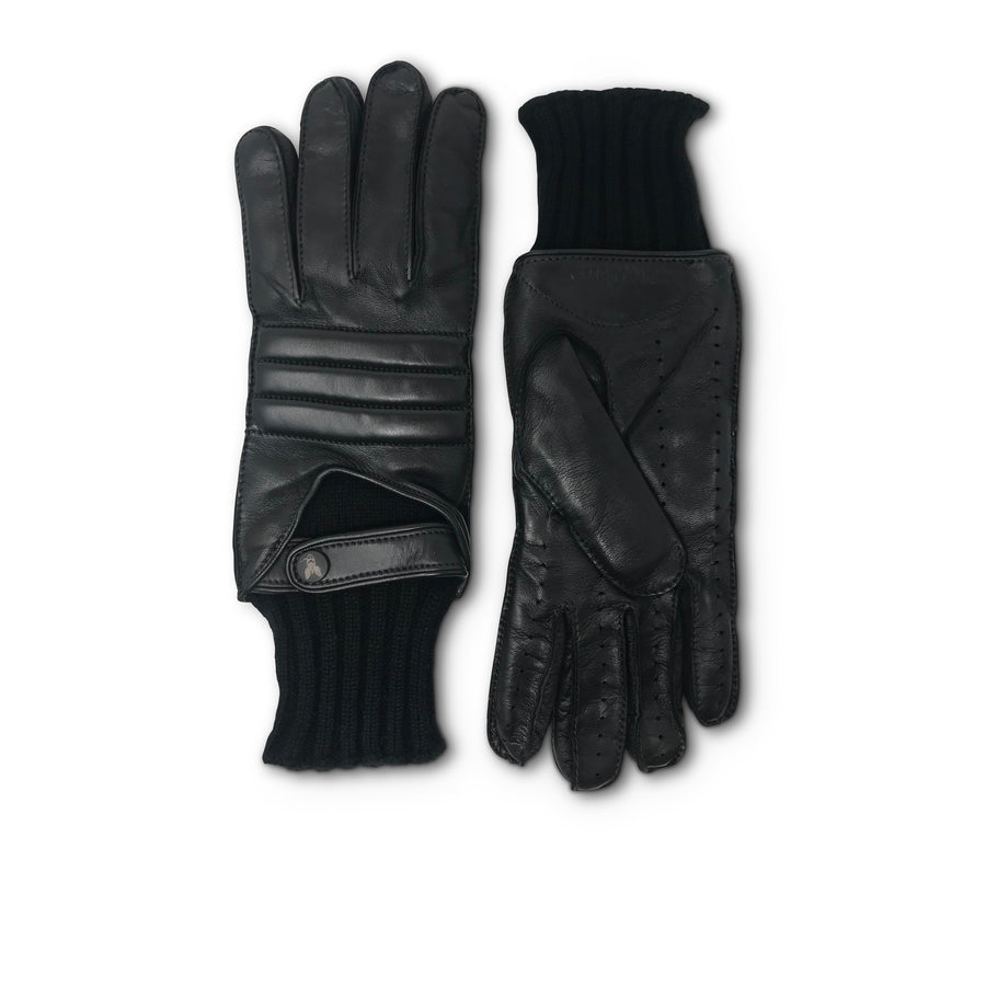 Kempton & Co. Le Mans Racing Glove - Charcoal Black