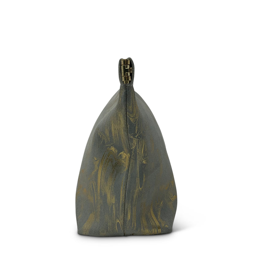 Marble Snap Makeup Bag