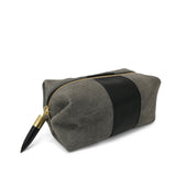 Ss Cosmetic Case - Storm and Black Suede