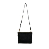 Black Woven Harford Crossbody