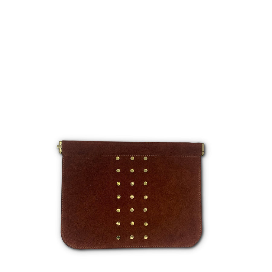 Small Pouch - Rust Stud