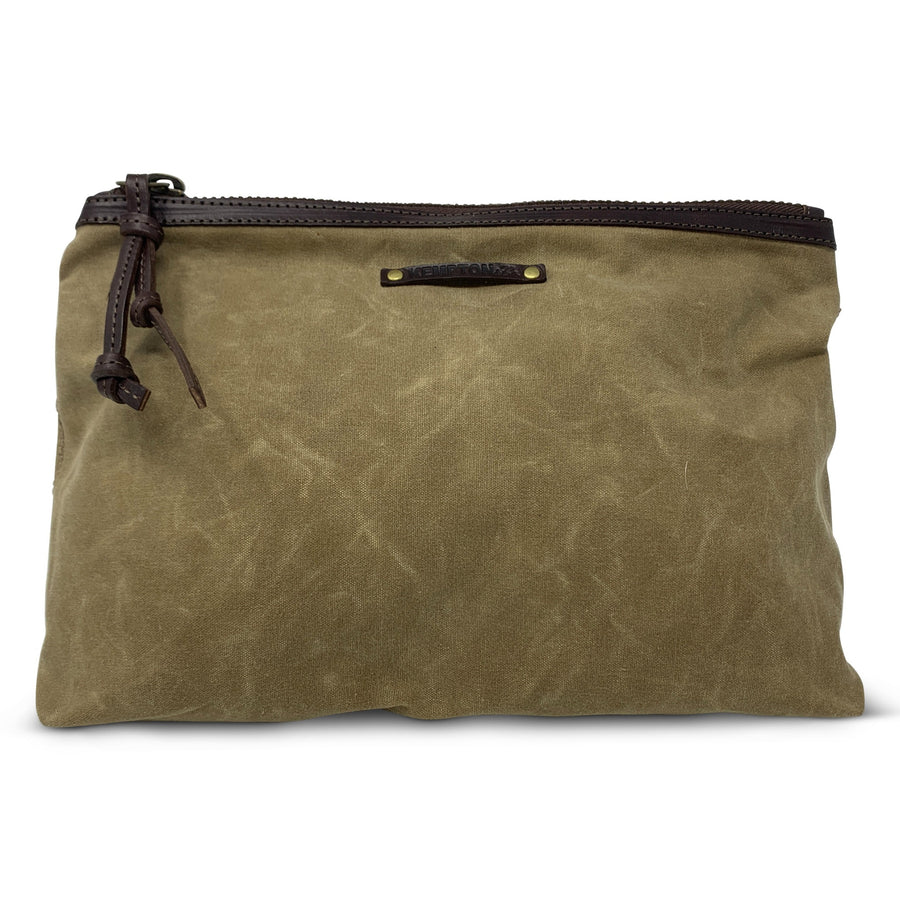 SPICED WAXED CANVAS DOPP KITT