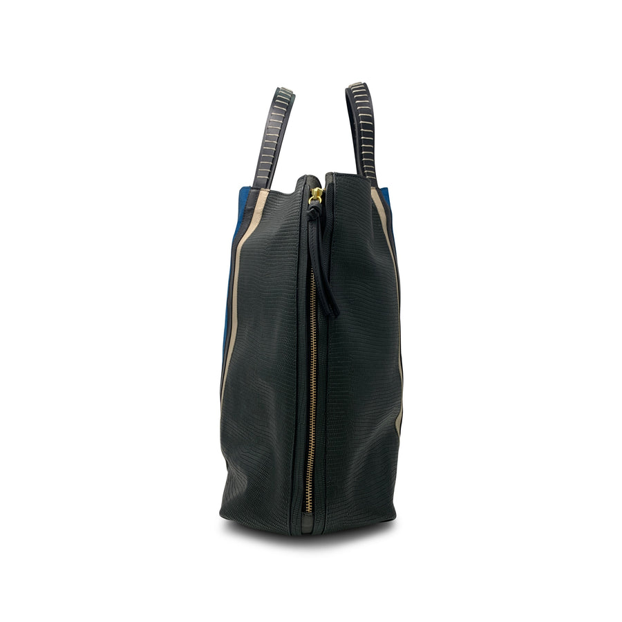 MINI CROCK SEA BLUE BANTHAM TOTE