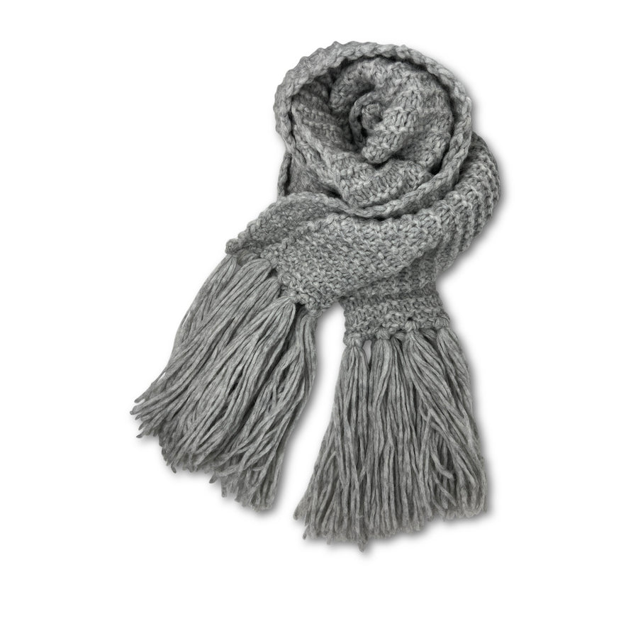 pearl grey scarf