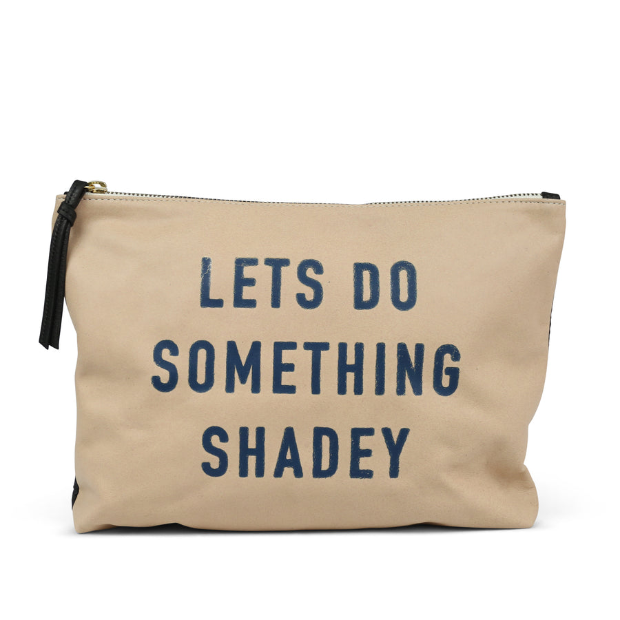 "Let's Do Something Shadey" Medium Pouch