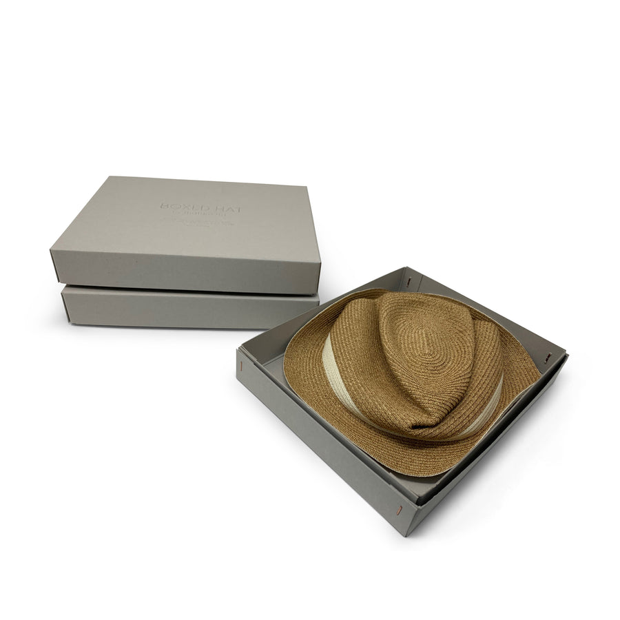 Mature Ha - Boxed Hat - Mix Brown With White Switch