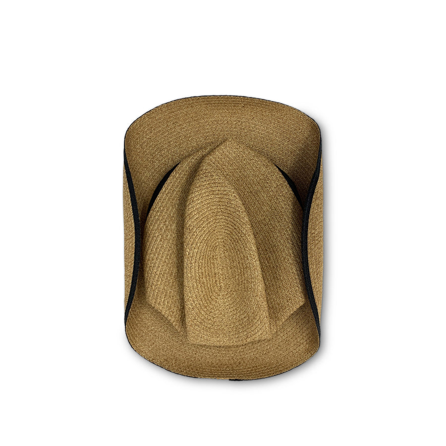 Boxed Hat - Mix Brown With Black Switch