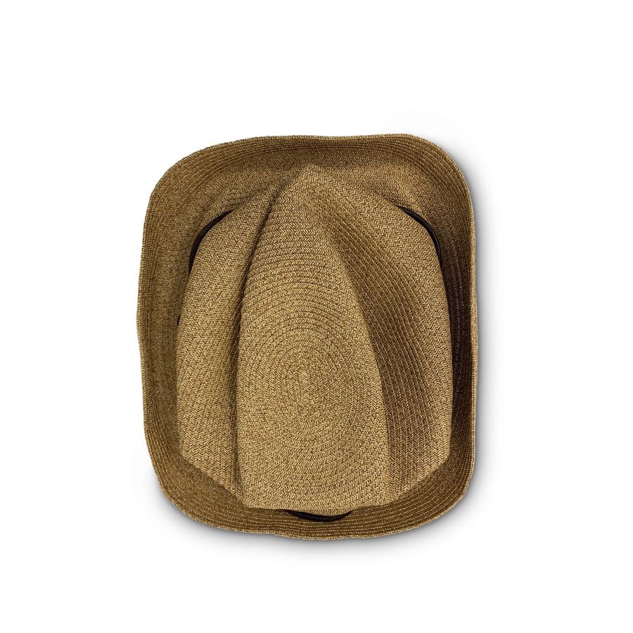 Mature Ha - Boxed Hat - Mix Brown With Light Brown Leather