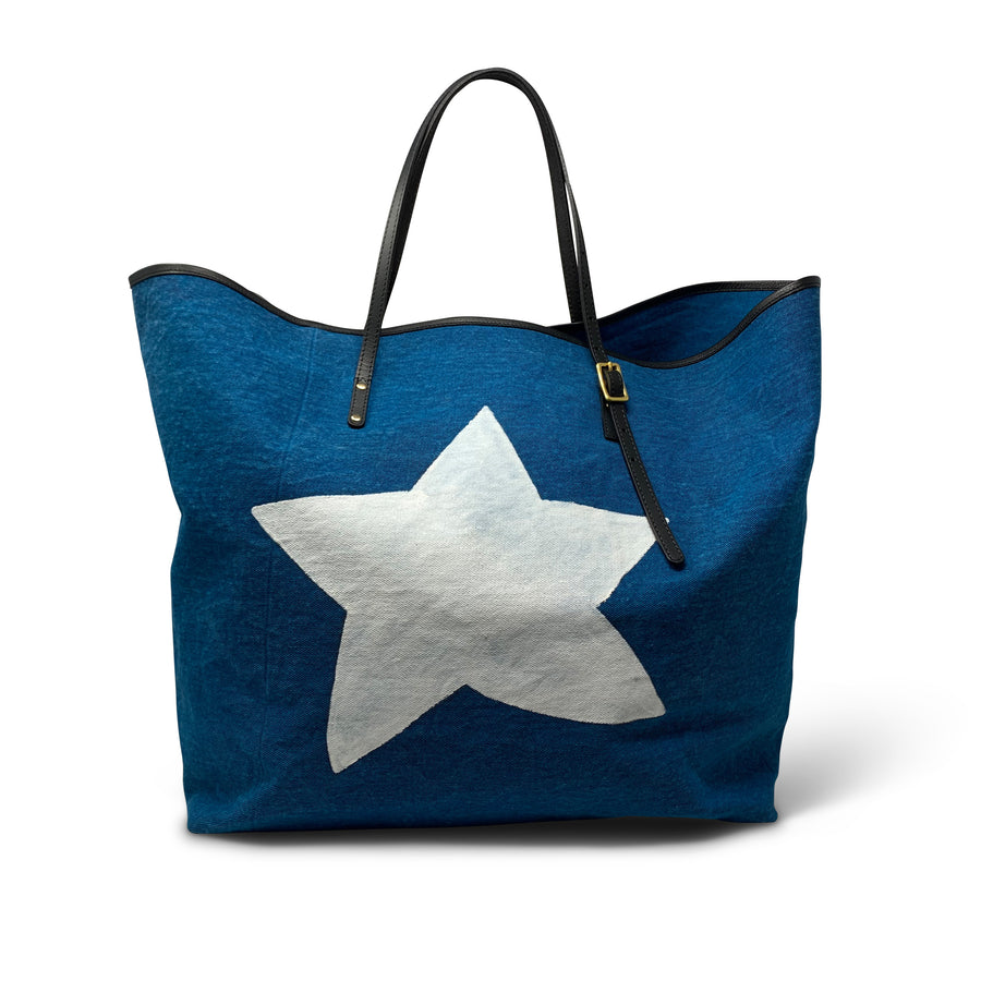 Out Of Office Handpainted Oversized Tote