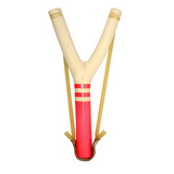 Wooden Slingshot - Neon Red