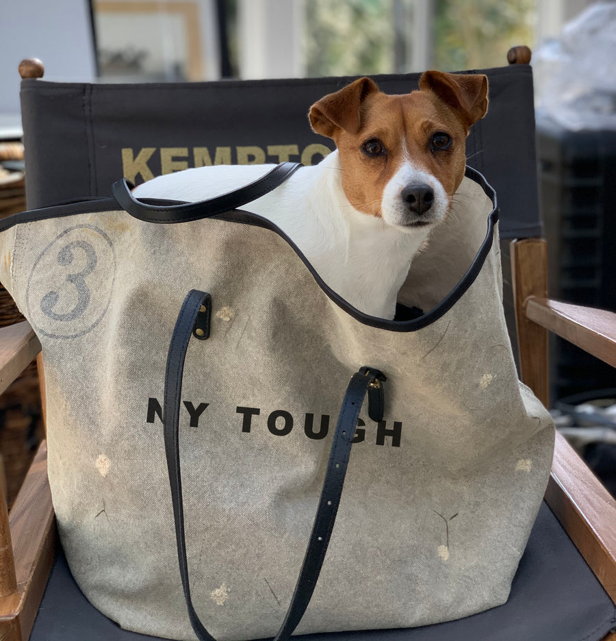 Ny Tough Distressed Canvas Tote