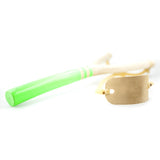 Wooden Slingshot - Neon Green
