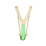 Wooden Slingshot - Neon Green