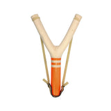 Wooden Slingshot - Neon Orange