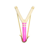 Wooden Slingshot - Neon Pink