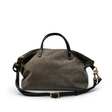 Taupe Distressed Glitter Devon Holdall