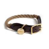 Rope Dog & Cat Collar Designed By Found My Animal - Natural