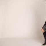 Taupe Distressed Glitter Devon Holdall