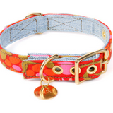 Vintage Tulip Denim Cat & Dog Collar Designed By Found My Animal